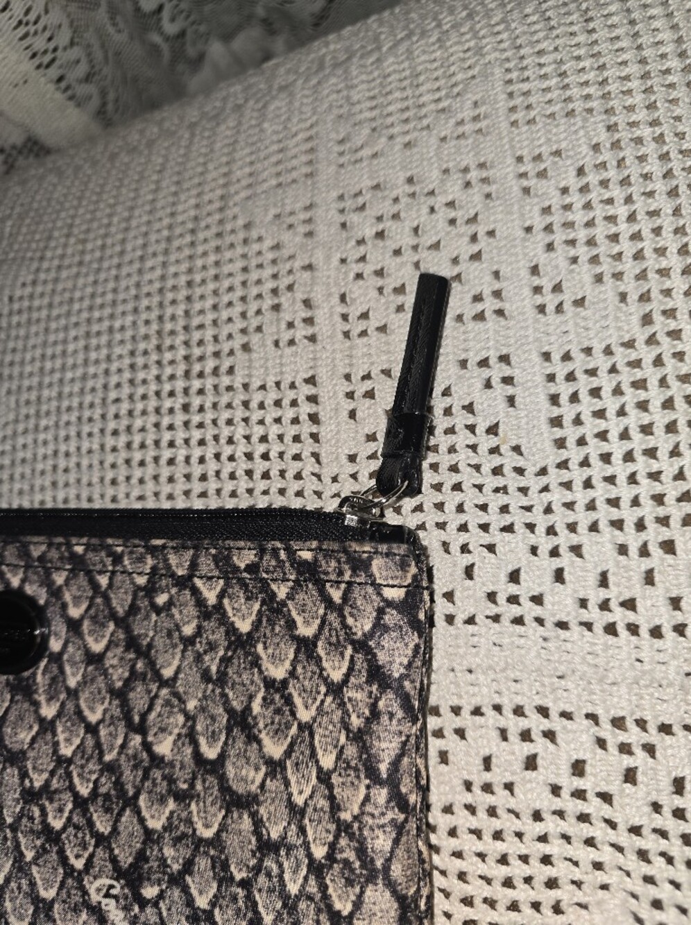 Coach Weekender Snake Print Pouch , Pouch Only Zipper - Picture 3 of 5